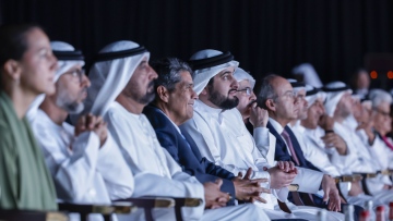Photo: Ahmed bin Mohammed attends the opening of the 9th edition of the World Green Economy Summit