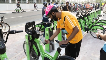 Photo: RTA partners with Careem Bike to provide free bikes for participants in Dubai Ride