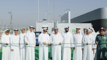 Photo: ENOC Group opens first integrated fuel station that includes green hydrogen in collaboration with DEWA